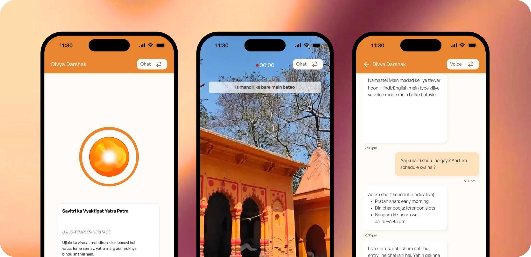 Native Mobile App interface mockup