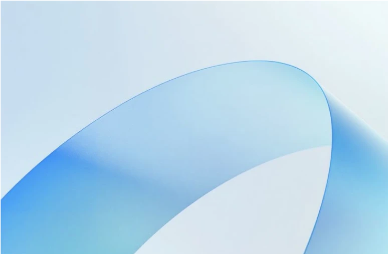 Blue Abstract Shape